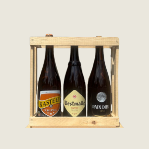 Coffret en bois 3 bières x 75cl